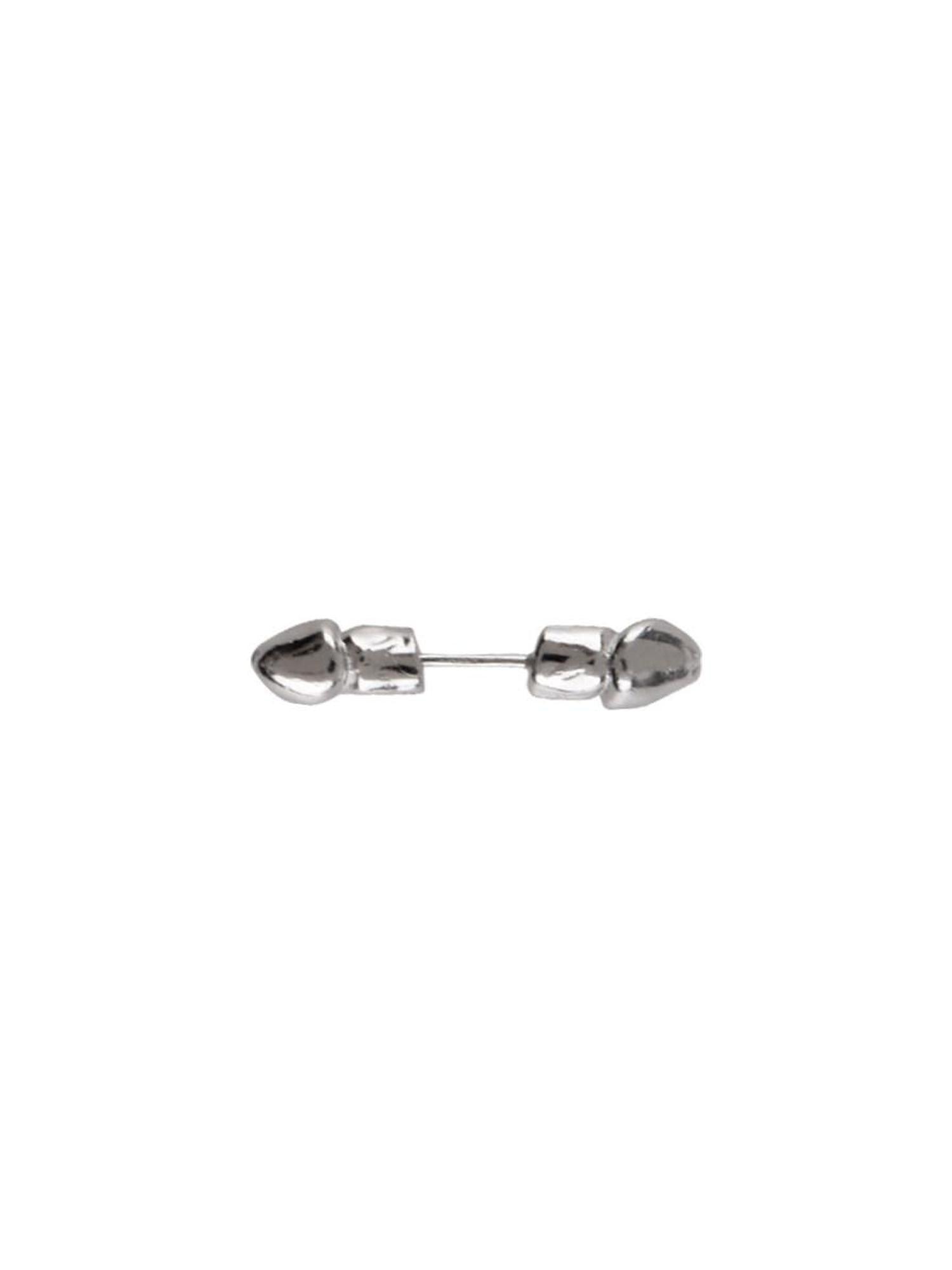 Night Lab Affordable Silver Tone Minimalist Couple Matching Dangle Earrings