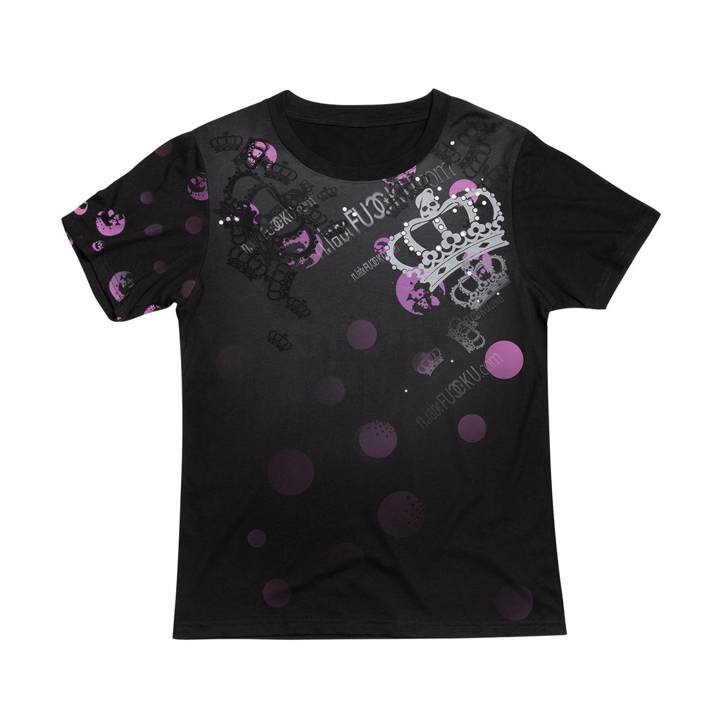 Night_Lab_Breathable_Quick_Dry_100%_Cotton_Polka_Print_Rock_Unisex_Tee_Crop_Tops_MISSTT