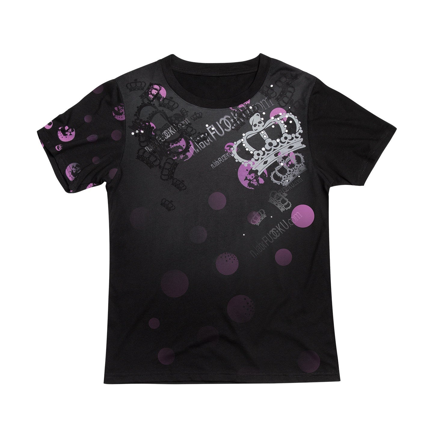 Night_Lab_Breathable_Quick_Dry_100%_Cotton_Polka_Print_Rock_Unisex_Tee_Crop_Tops_MISSTT