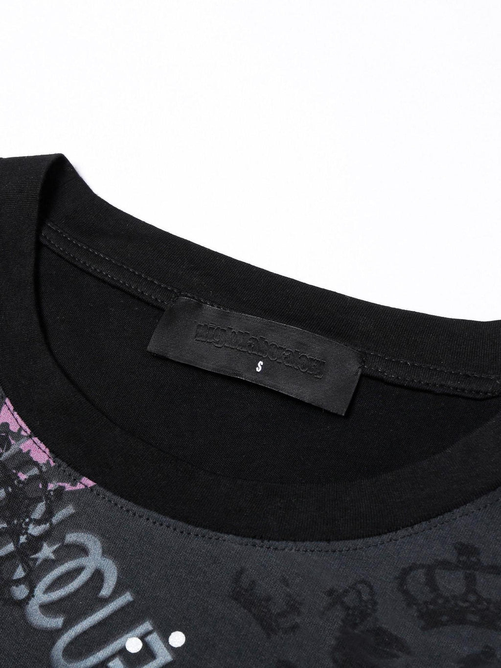 Night Lab Breathable Quick Dry 100% Cotton Polka Print Rock Unisex Tee Crop Tops