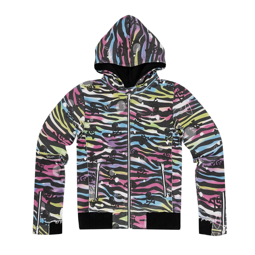 Night_Lab_Colored_Skull_Zebra_Print_Washed_Loose_Fit_Women's_Cotton_Zip-up_Hoodies_1081002341741_MISSTT