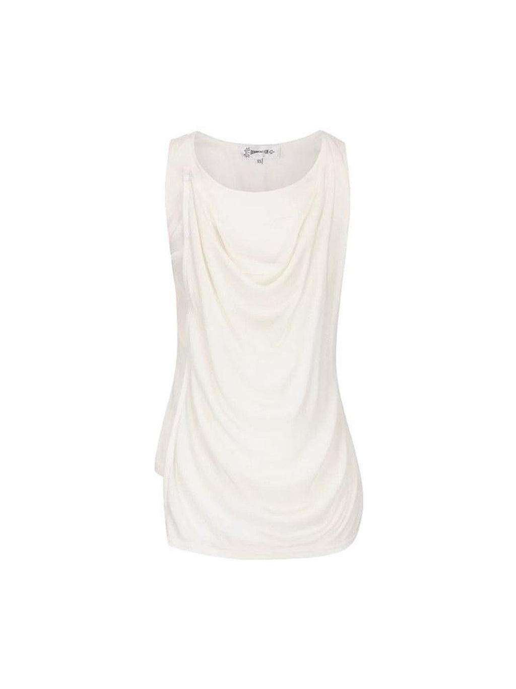 Night Lab Moisture Wicking Silk Slim Asymmetric Trendy Teen Casual Solid Tank Tops