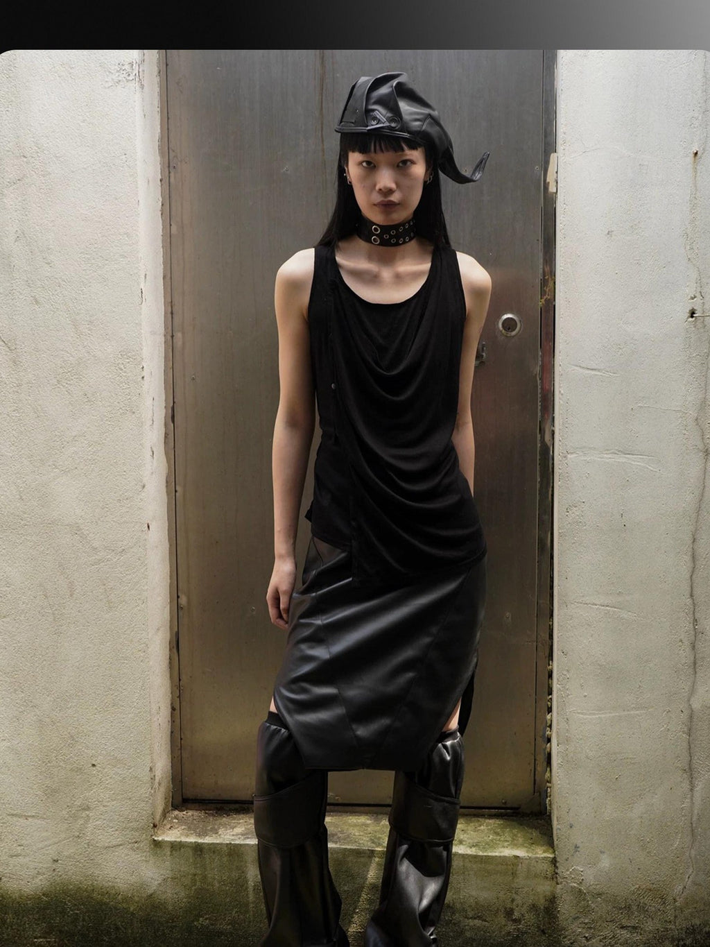 Night Lab Moisture Wicking Silk Slim Asymmetric Trendy Teen Casual Solid Tank Tops