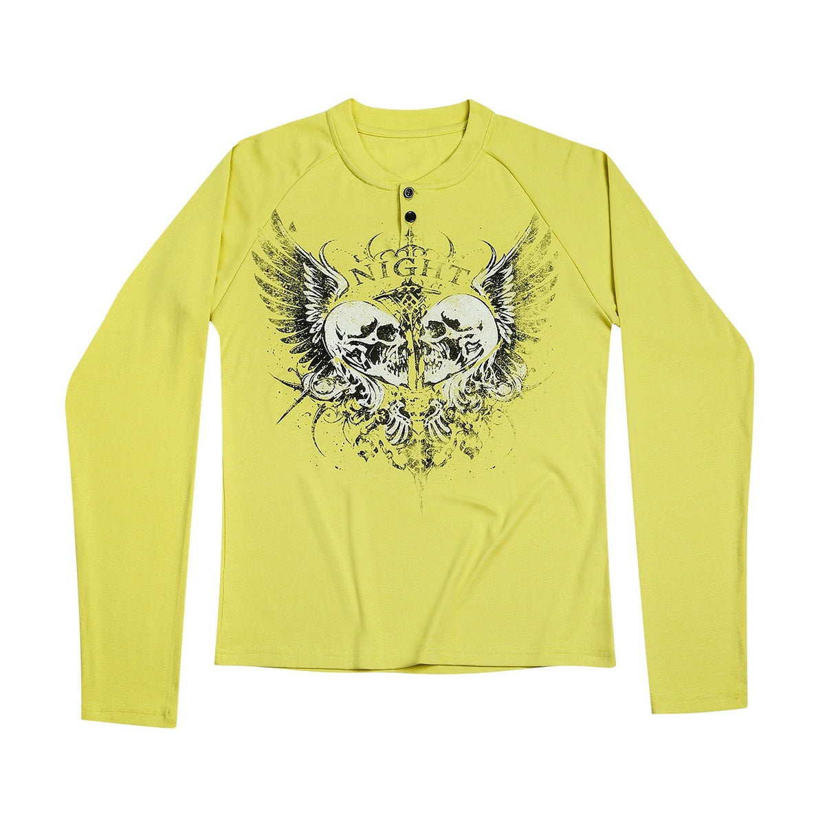 Night_Lab_Skull_Print_Henley_Raglan_Women's_Cotton_Long_Sleeve_T-shirts_1079009055731_MISSTT