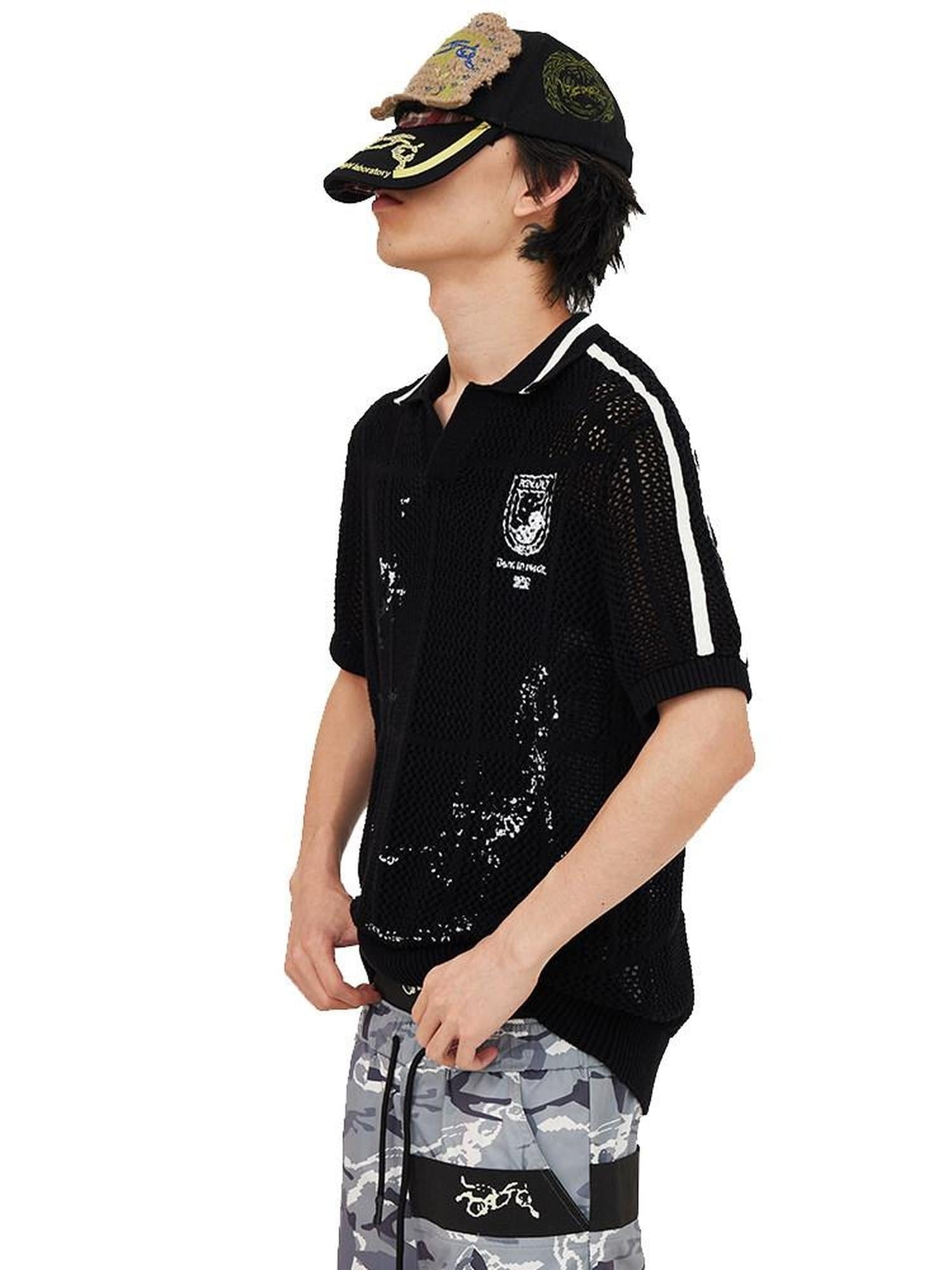 Night Lab Soft Breathable Trendy Youth Regular Fit Casual Black Short Sleeve T-Shirts