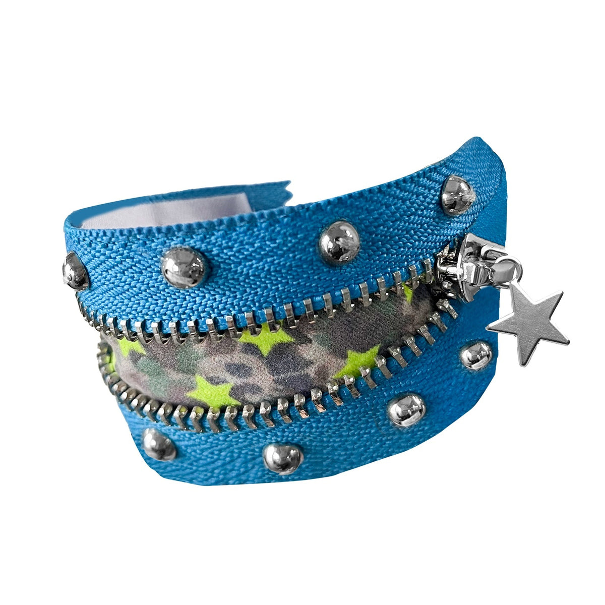 Night_Lab_Vintage_Skull_Rivet_Patchwork_Handmade_Zipper_Women's_Mixed_Material_Bracelets_1051131141289_MISSTT