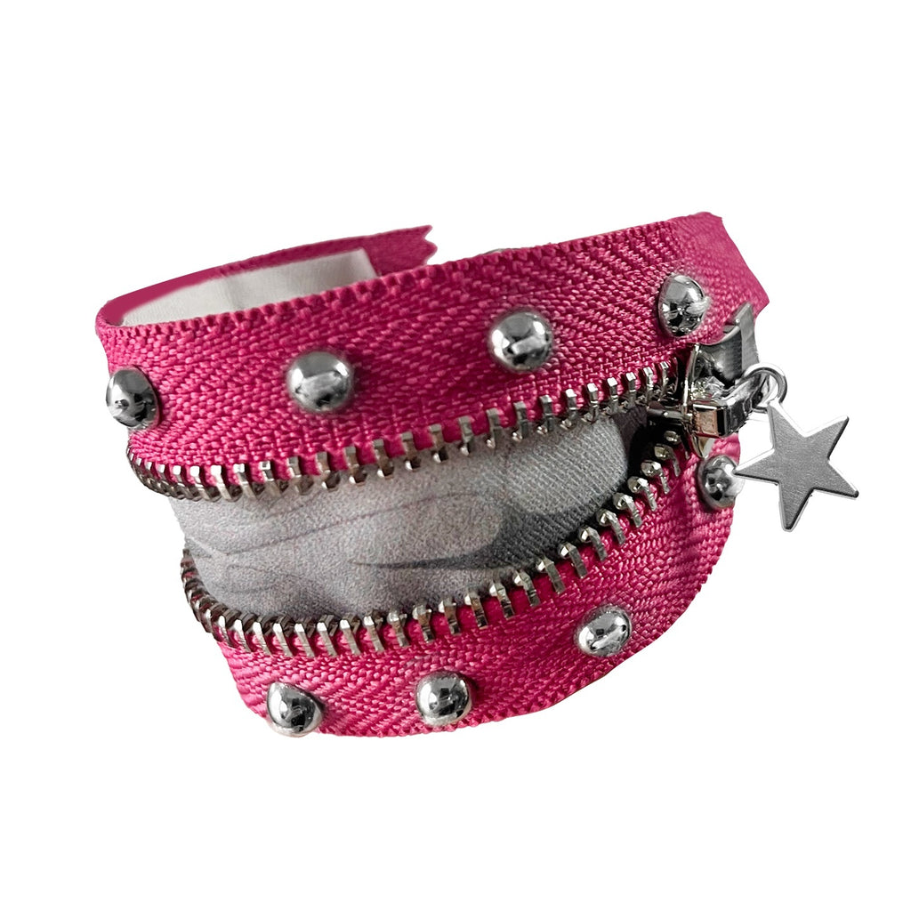 Night_Lab_Vintage_Skull_Rivet_Patchwork_Handmade_Zipper_Women's_Mixed_Material_Bracelets_1051131141289_MISSTT