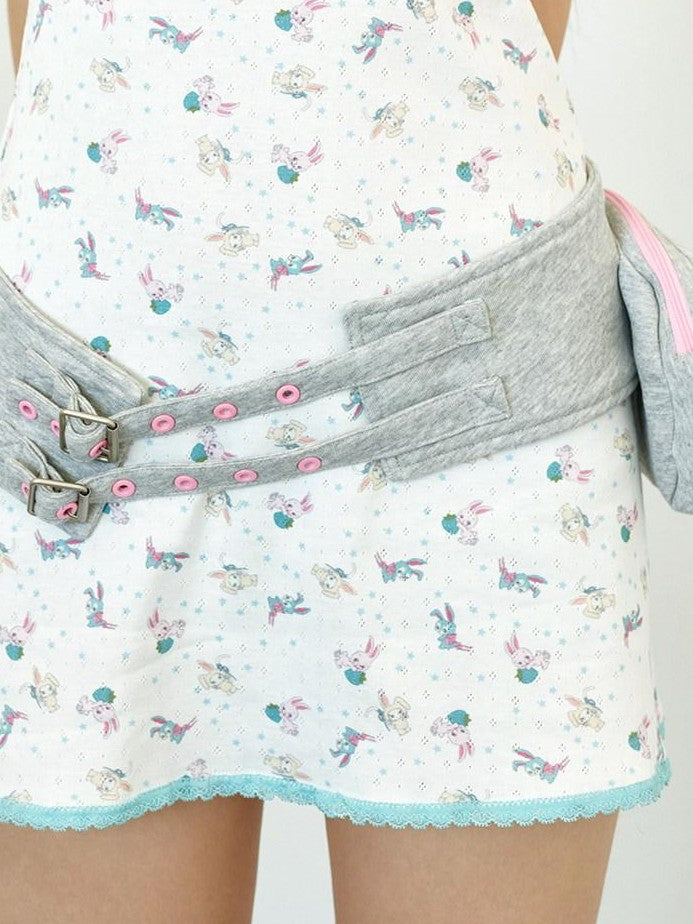 No nuts Angel Wing Padded Colorblock Print Adjustable Women's Polyester Messenger Bags