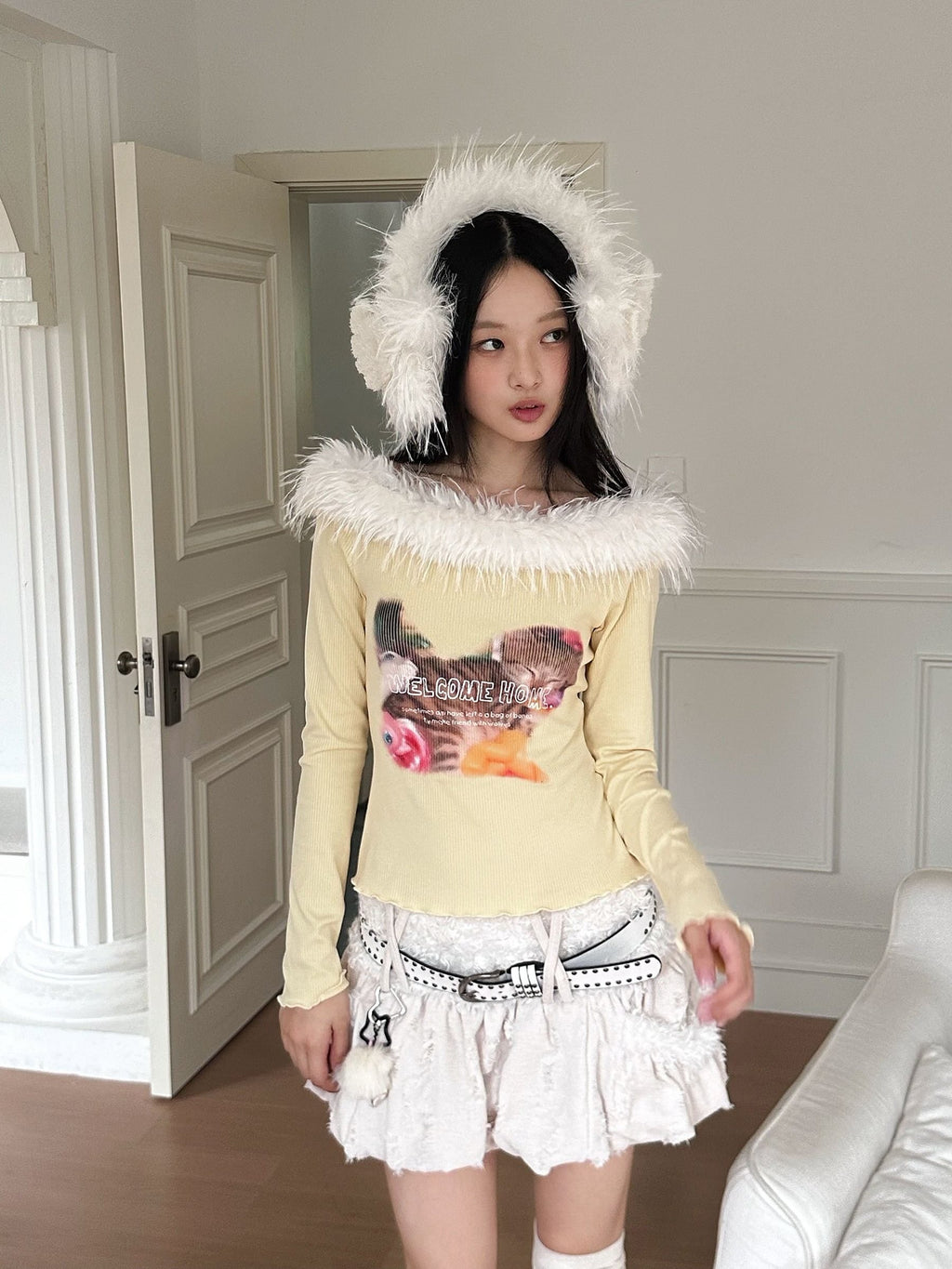 No_nuts_Cute_Cat_Print_Fuzzy_Collar_Slim_Knit_Women's_Viscose_Long_Sleeve_T-shirts_846564772056_MISSTT