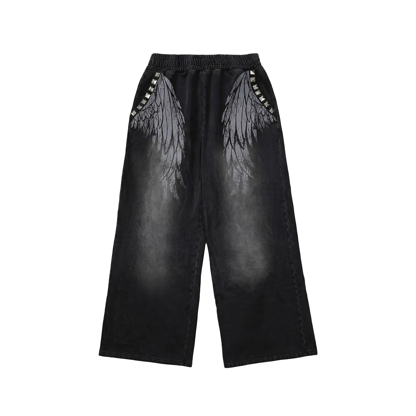 NumbAsia_Broken_Wings_Wing_Print_Studded_Washed_Distressed_Women's_Cotton_Sweatpants_1038000926944_MISSTT