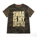 NumbAsia_Camouflage_Star_Gold_Foil_Print_Women's_Cotton_Short_Sleeve_T-shirts_1021346554458_MISSTT