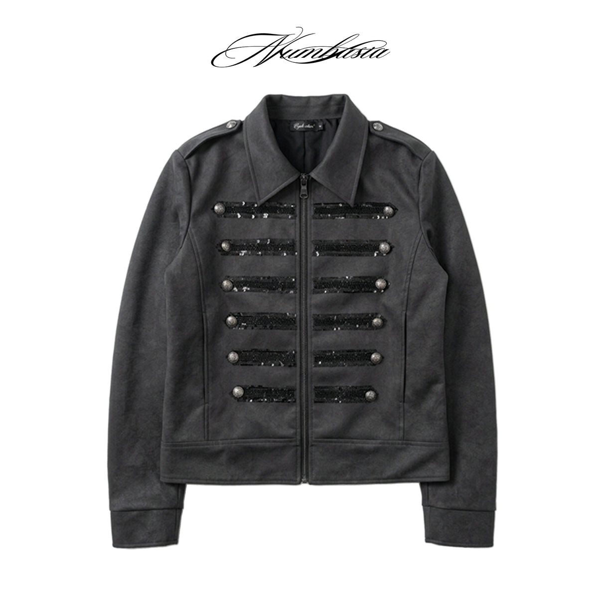 NumbAsia_Court_Style_Button_Sequin_Embroidered_Epaulet_Pu_Women's_Leather_Jackets_1090426101558_MISSTT