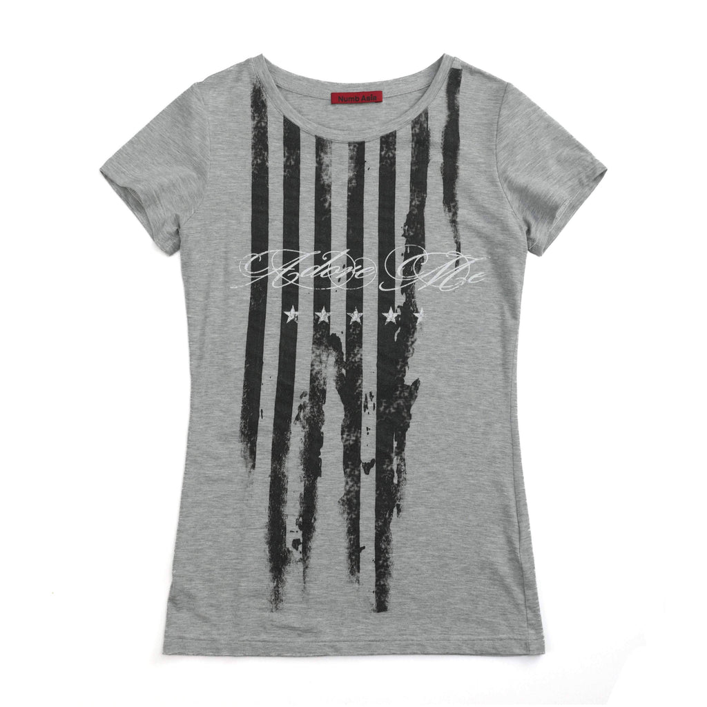 NumbAsia_Distressed_Flag_Digital_Print_Slim_Fit_Women's_Lyocell_Short_Sleeve_T-shirts_1022206357422_MISSTT