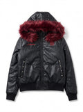 NumbAsia_Red_Studded_Faux_Fur_Trim_Hooded_Pu_Leather_Padded_Women's_Jackets_1085752880873_MISSTT
