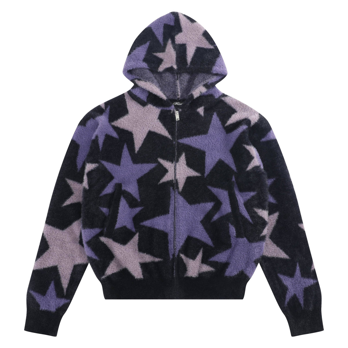 NumbAsia_Starry_Jacquard_Faux_Mink_Hooded_Long_Sleeve_Women's_Cardigans_1075851756500_MISSTT