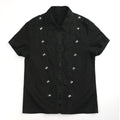 NumbAsia_Vintage_Washed_Baroque_Studded_Epaulet_Zip_Front_Women's_Short_Sleeve_T-shirts_1025841806997_MISSTT