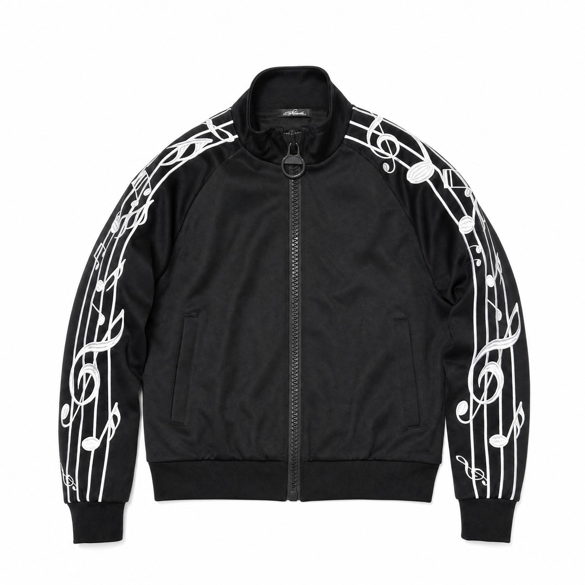 NumbAsia_Violin_Note_Striped_Embroidery_Zip_Women's_Polyester_Harrington_Jackets_1065833733398_MISSTT