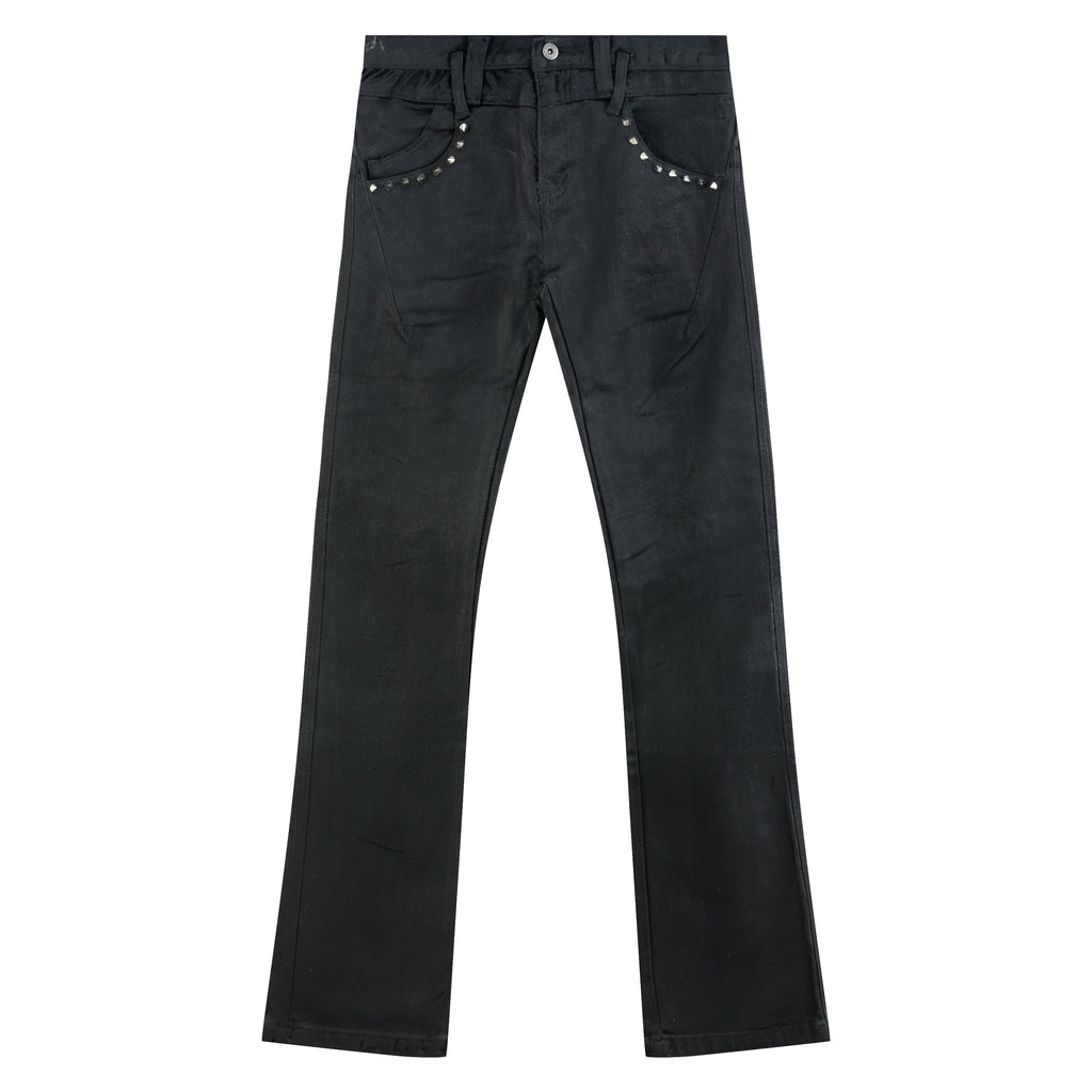 NumbAsia_Waxed_Studded_Multi_Structure_Low_Rise_Slim_Fit_Women's_Stretch_Bootcut_Jeans_1071120791947_MISSTT