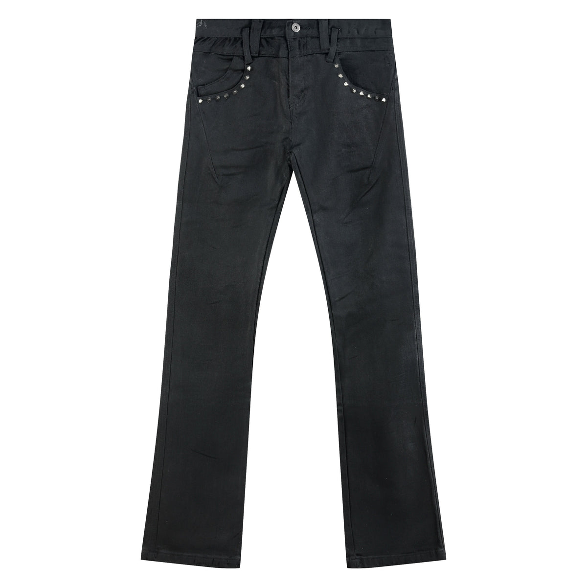 NumbAsia_Waxed_Studded_Multi_Structure_Low_Rise_Slim_Fit_Women's_Stretch_Bootcut_Jeans_1071120791947_MISSTT