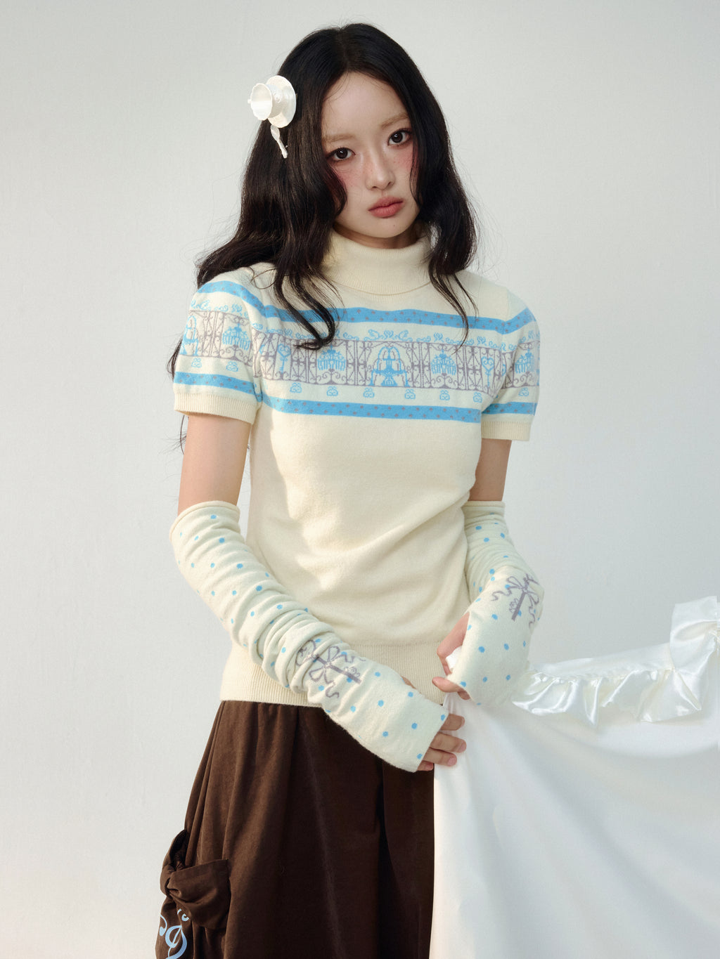 No_nuts_Fair_Isle_Jacquard_Puff_Sleeve_Women's_Knit_Turtleneck_Sweaters_1091296305048_MISSTT