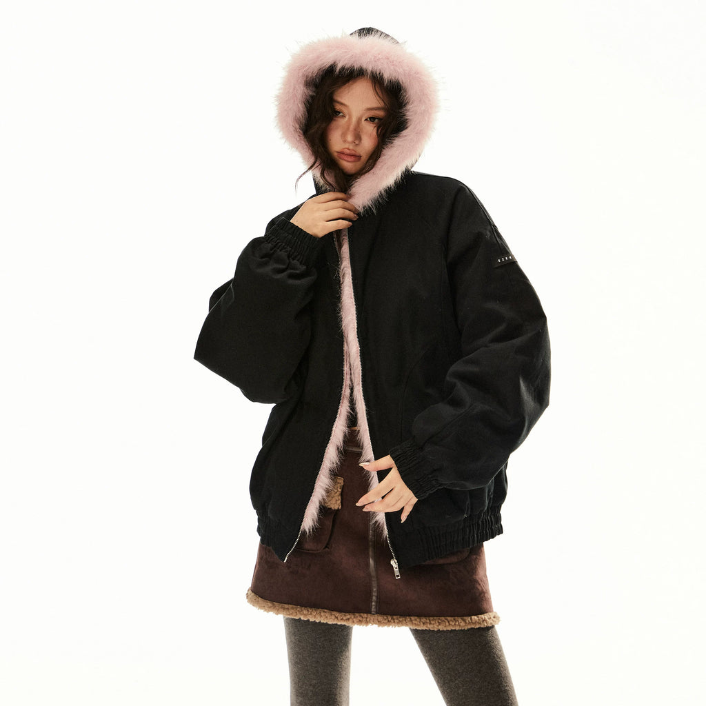 EZEK_Camo_Furry_Hooded_Workwear_Zipper_Women's_100_Percent_Cotton_Puffer_Jackets_846894766956_MISSTT