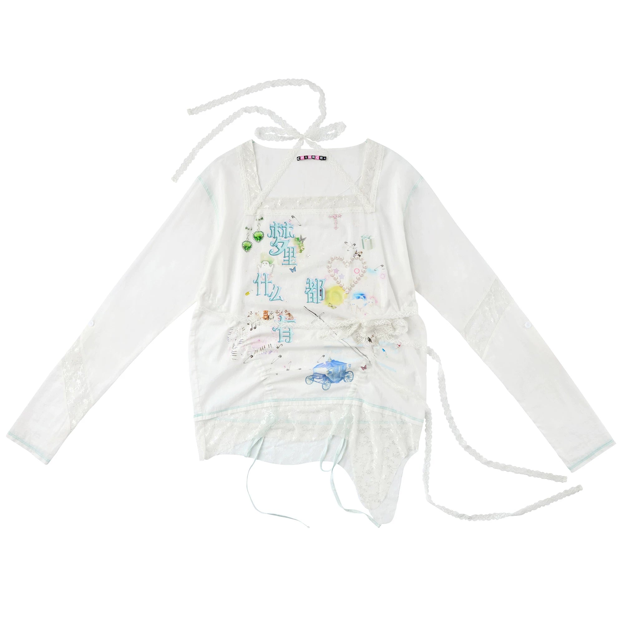 CFIERCE_100_Percent_Cotton_Princess_Loose_Fit_Long_Sleeve_Printed_White_Women_Tshirt_MISSTT