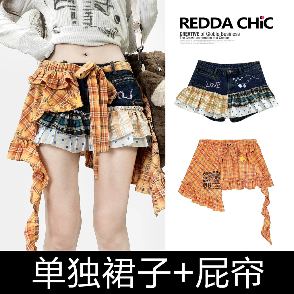 ReddaChic_Cute_Colorblock_Patchwork_Loose_Fit_Girls_Y2K_Short_Sleeve_T-Shirts_MISSTT
