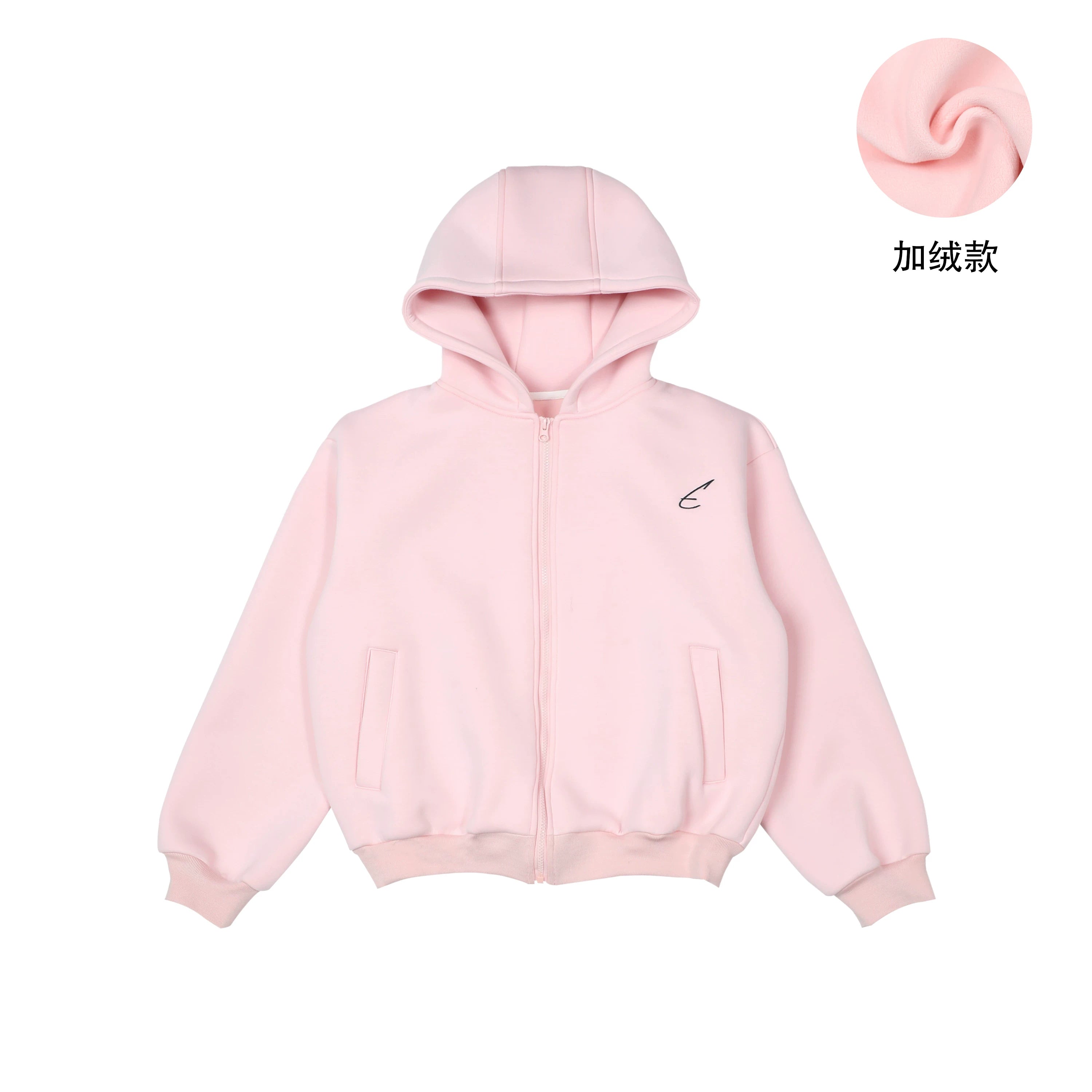 EZEK_Retro_Air_Layer_Loose_Letter_Print_Women's_Polyester_Blend_Zip-up_Hoodies_844157221592_MISSTT