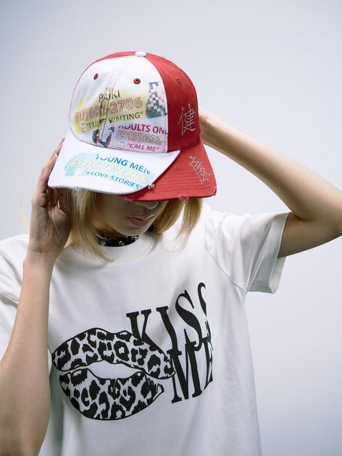 PAIKI Adjustable Embroidered Trucker Crown Curved Brim Unisex Letter Baseball Caps