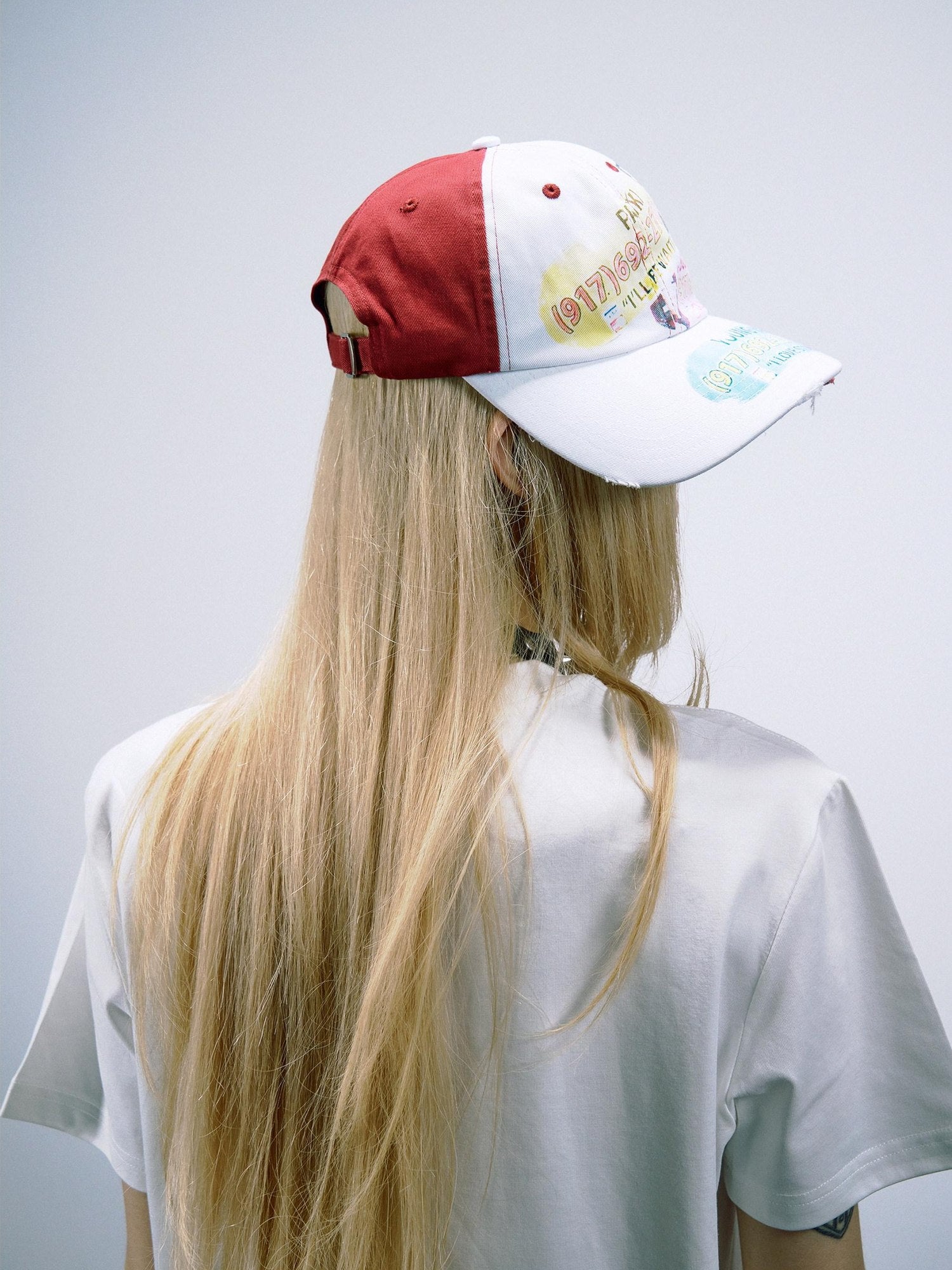 PAIKI Adjustable Embroidered Trucker Crown Curved Brim Unisex Letter Baseball Caps