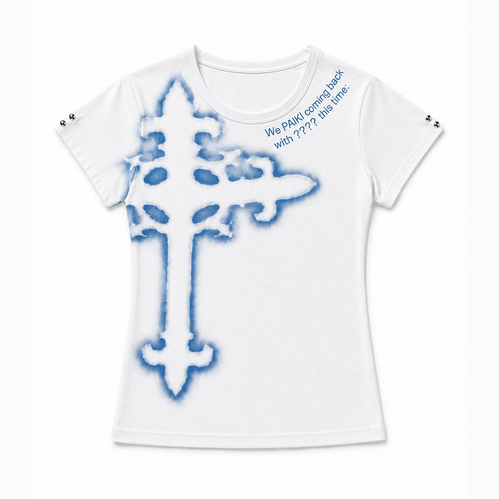 PAIKI_Angel_Cross_Letter_Print_Slim_Fit_Women's_Cotton_Short_Sleeve_T-shirts_1054415403457_MISSTT