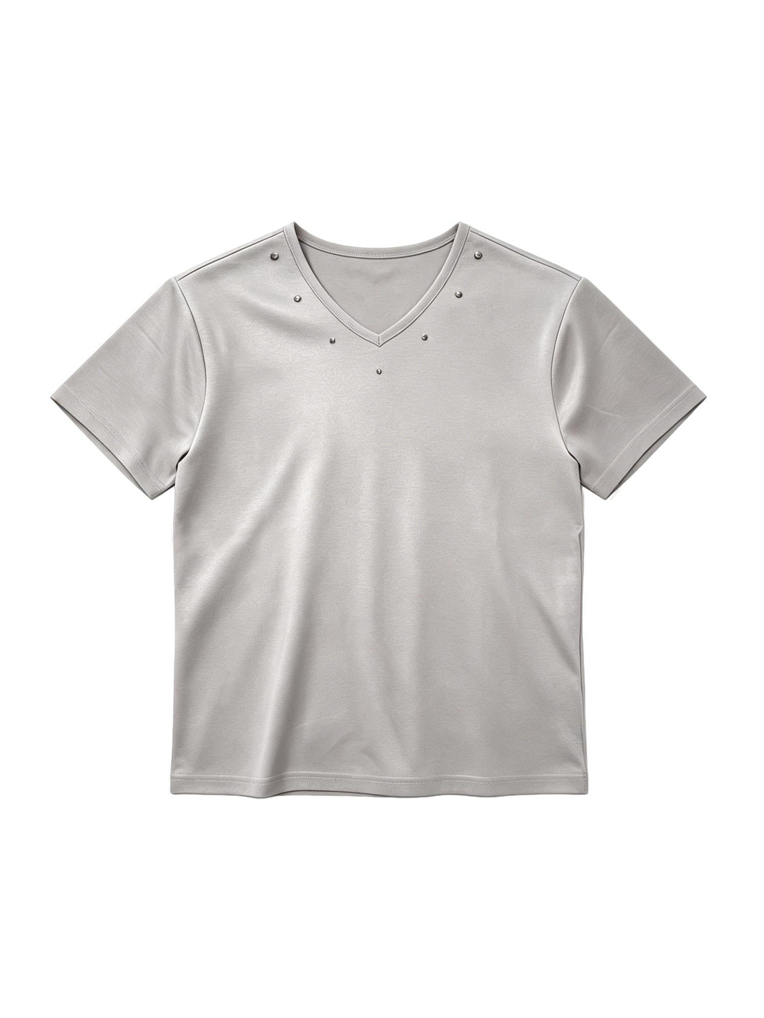 PAIKI Cooling 100 Percent Cotton Slim Fit Crewneck Unisex Casual Short Sleeve T-Shirts