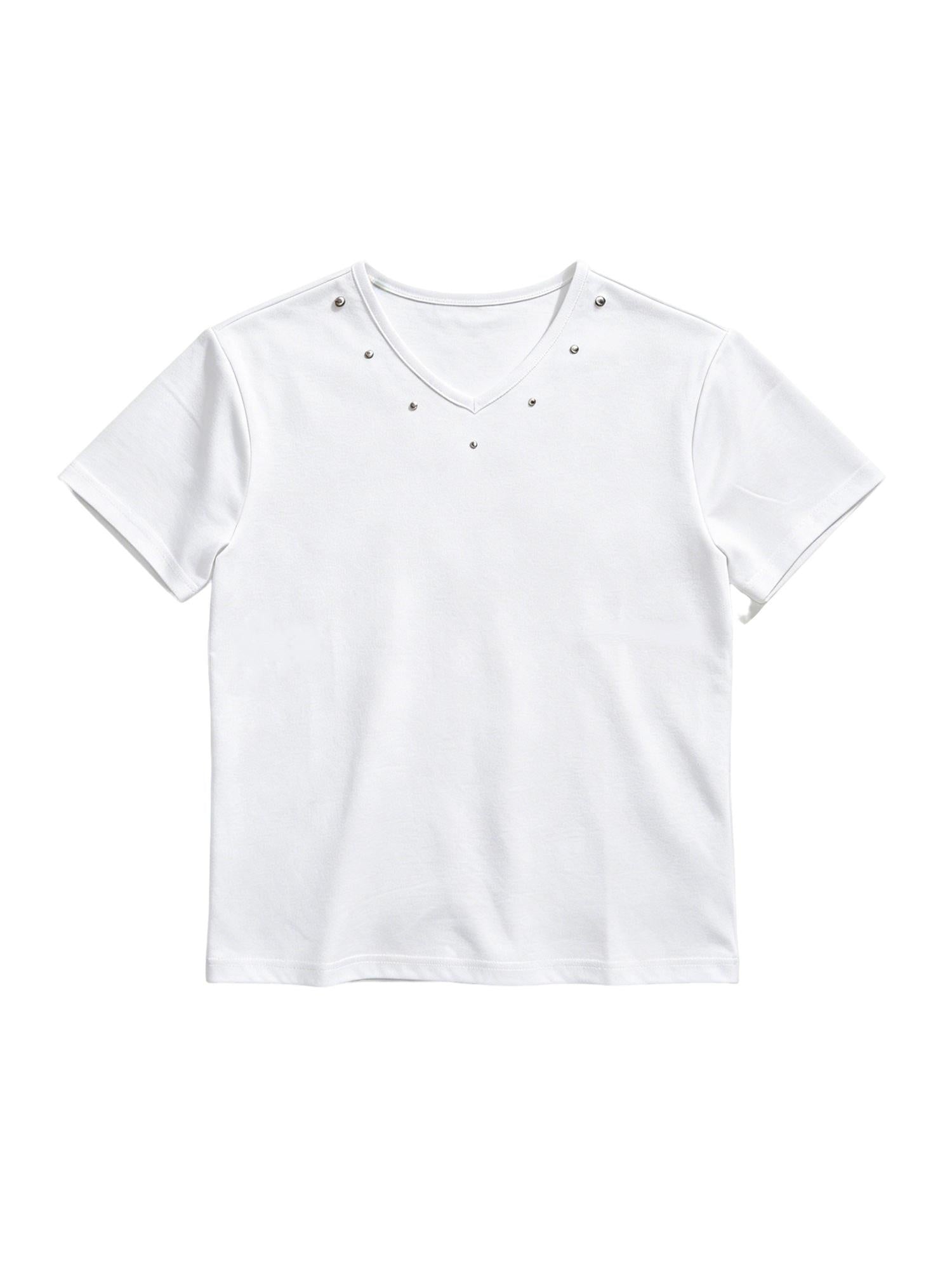 PAIKI Cooling 100 Percent Cotton Slim Fit Crewneck Unisex Casual Short Sleeve T-Shirts