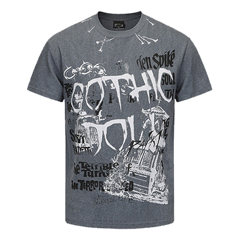 PAIKI_Cooling_Cotton_Relaxed_Letter_Print_Youth_Rock_Unisex_Short_Sleeve_T-Shirts_MISSTT