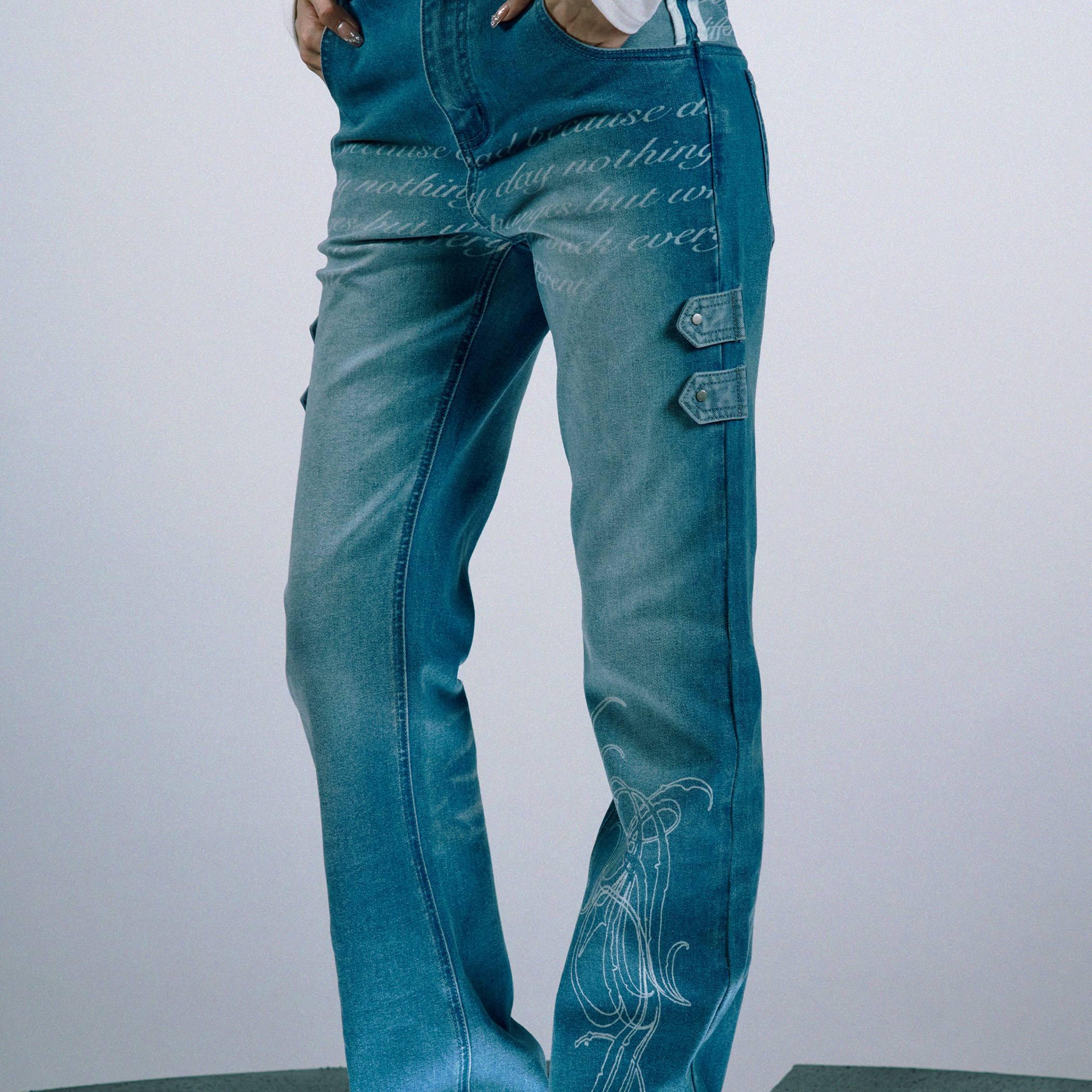 PAIKI_Digital_Print_100_Percent_Cotton_Mid_Rise_Slim_With_Pockets_Unisex_Straight_Jeans_MISSTT