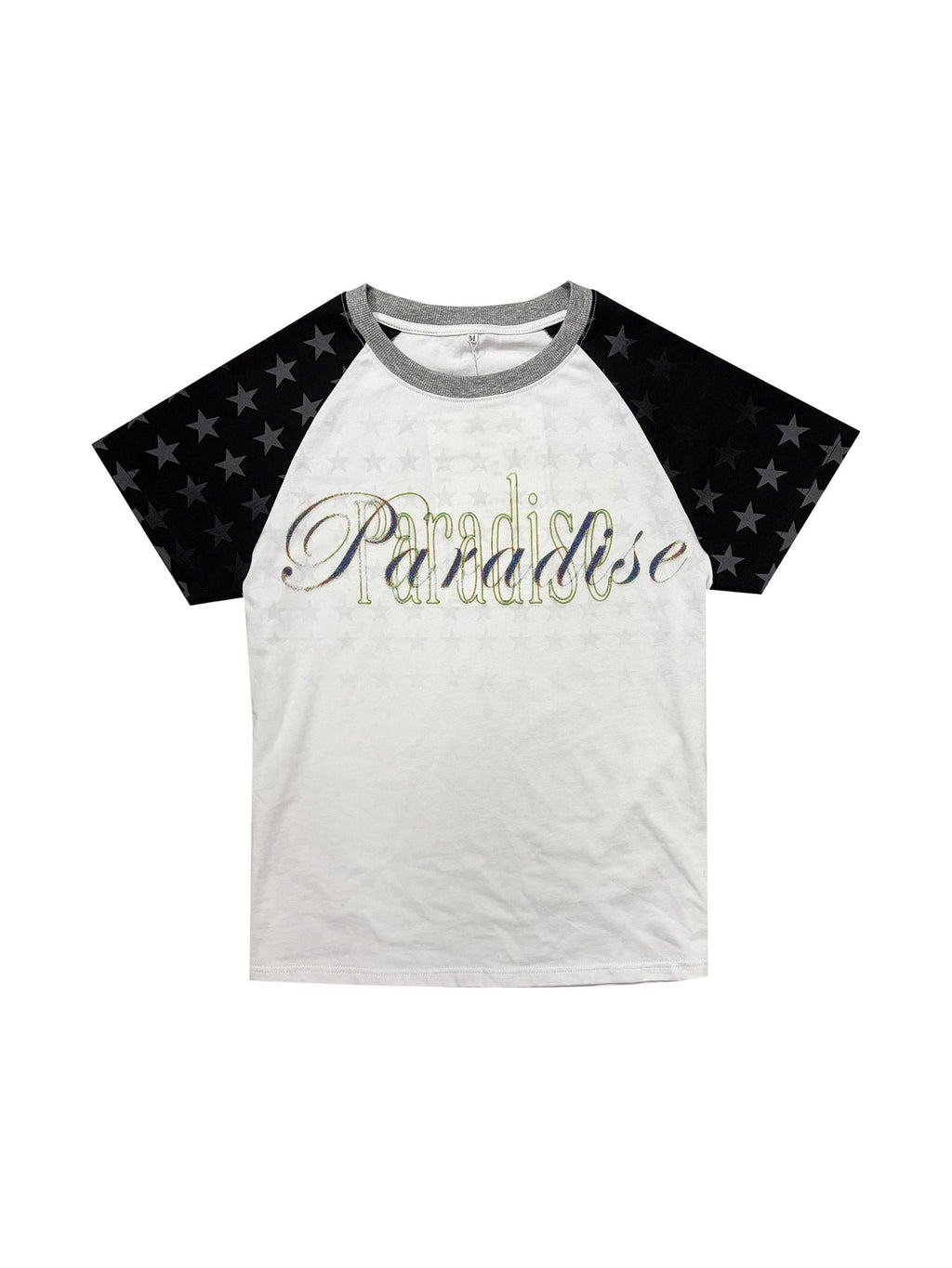 PAIKI Digital Print Sorona Cotton Raglan Unisex Crewneck Graphic Short Sleeve T-Shirts