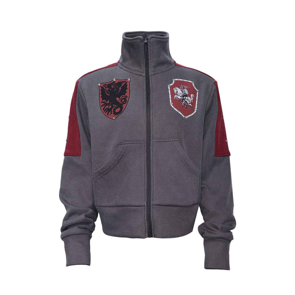 PAIKI_Digital_Star_Print_Slim_Zip_Stand_Collar_Boys_Sport_Sweatshirts_MISSTT