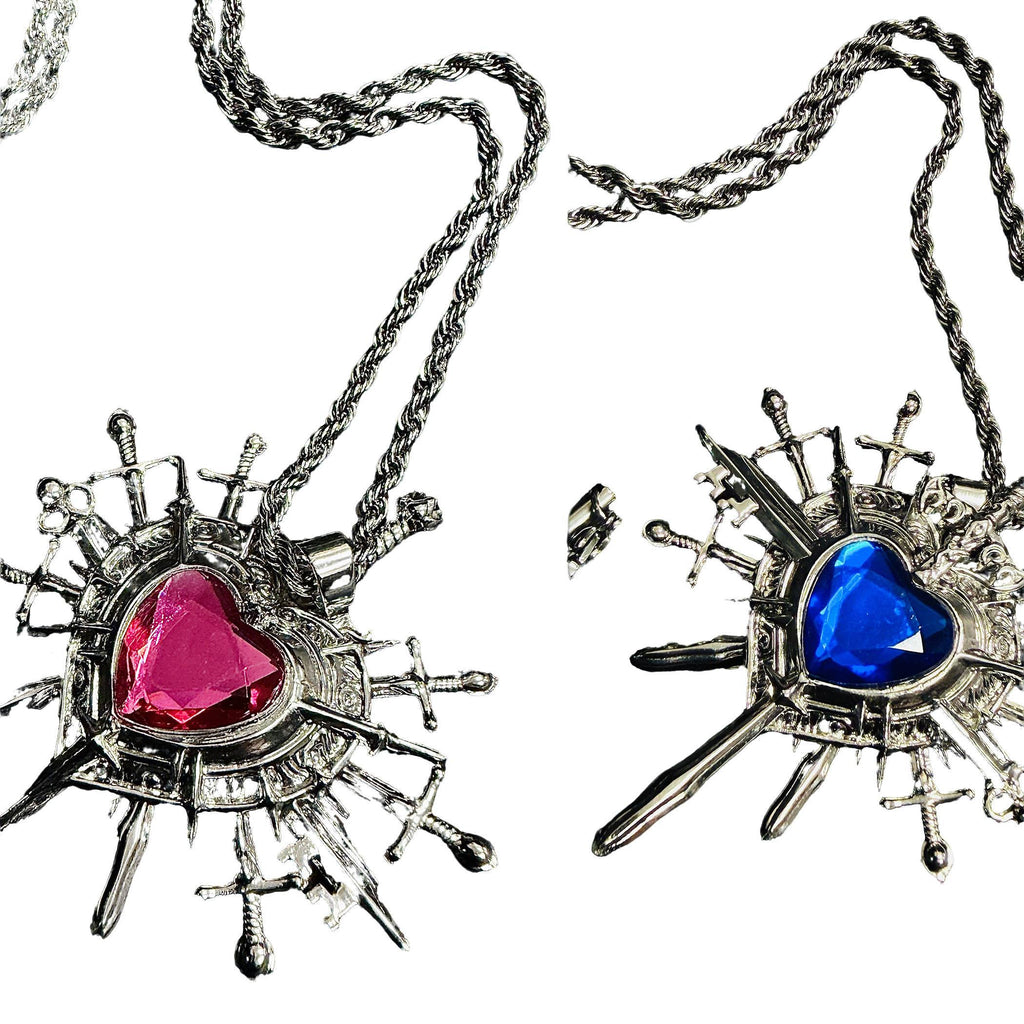 PAIKI_Edgy_Gemstone_Silver_Punk_Reversible_Pendant_Unisex_Jewelry_Necklaces_MISSTT