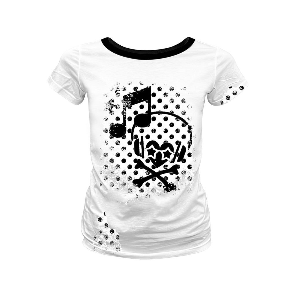 PAIKI_Embossed_Polka_Dot_Slim_Fit_Unisex_Casual_Sorona_Cotton_Short_Sleeve_T-Shirts_MISSTT