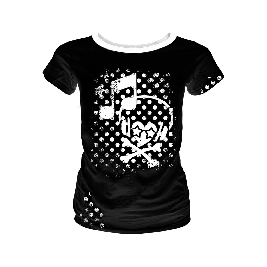 PAIKI_Embossed_Polka_Dot_Slim_Fit_Unisex_Casual_Sorona_Cotton_Short_Sleeve_T-Shirts_MISSTT
