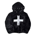 PAIKI_Extra_Warm_Hooded_Mink_Trim_Loose_Fit_Office_Zip_Black_Cotton_Puffer_Jackets_MISSTT