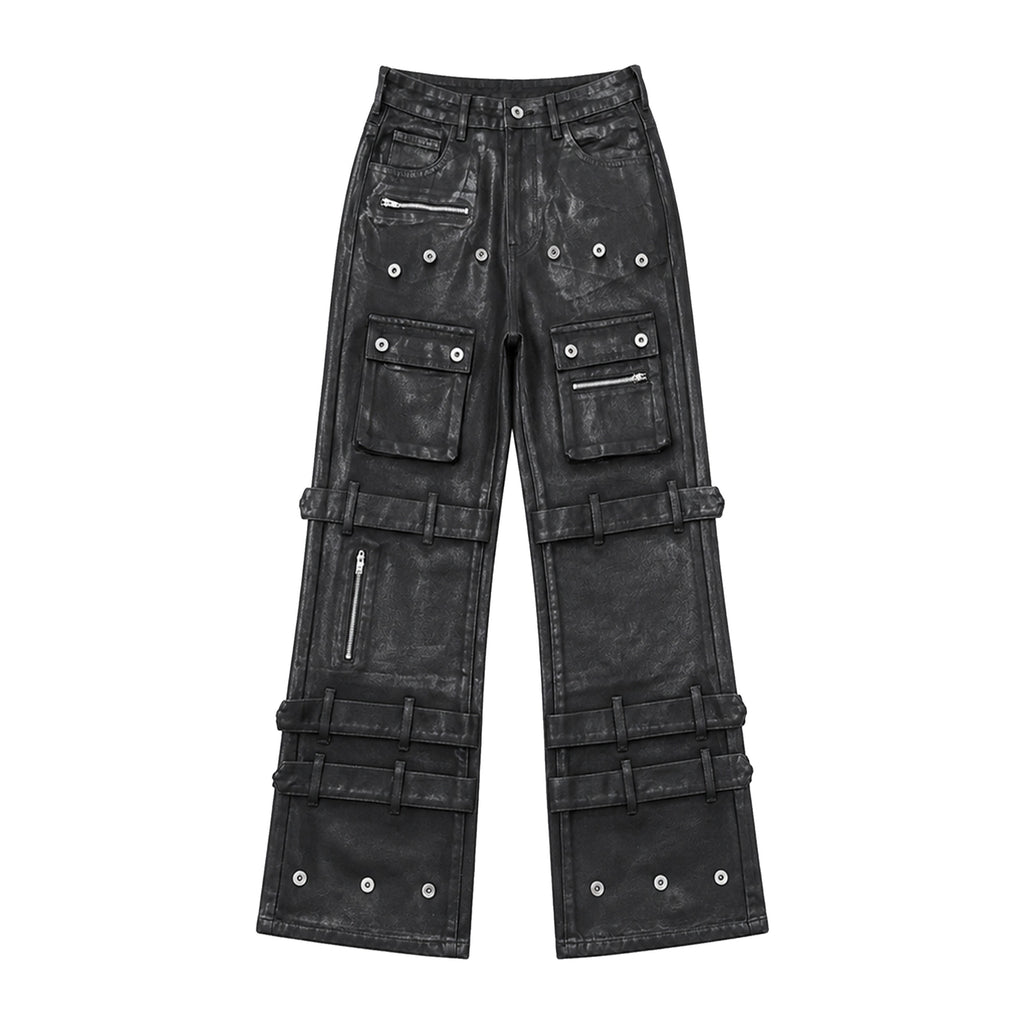 PAIKI_Heavy_Metal_Waxed_Lace_Up_Rivet_Distressed_Women's_Bootcut_Jeans_1068578937294_MISSTT