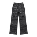 PAIKI_Heavy_Metal_Waxed_Lace_Up_Rivet_Distressed_Women's_Bootcut_Jeans_1068578937294_MISSTT