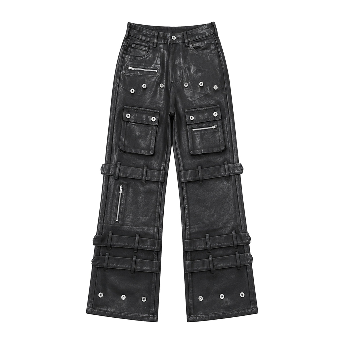 PAIKI_Heavy_Metal_Waxed_Lace_Up_Rivet_Distressed_Women's_Bootcut_Jeans_1068578937294_MISSTT