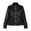 PAIKI_Matte_Geometric_Lace_Up_Structured_Slim_Fit_Women's_Pu_Leather_Jackets_1078173763292_MISSTT