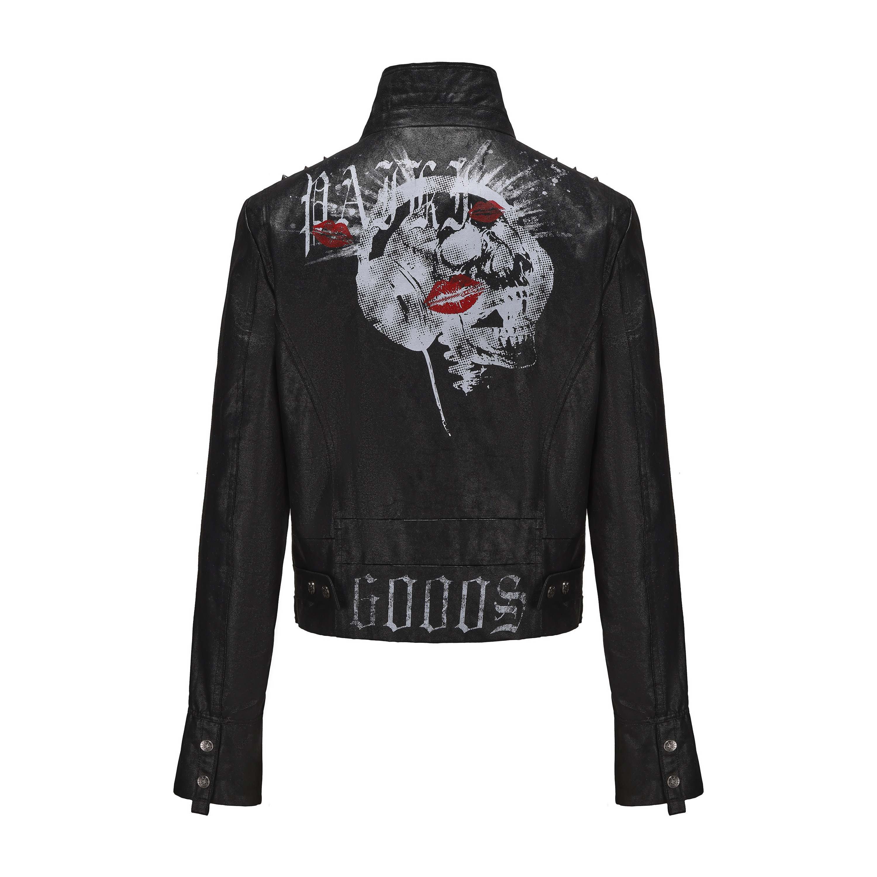 PAIKI_Matte_Pu_Slim_Fit_Teen_Casual_Lapel_Graphic_Metal_Cuff_Black_Leather_Jackets_MISSTT
