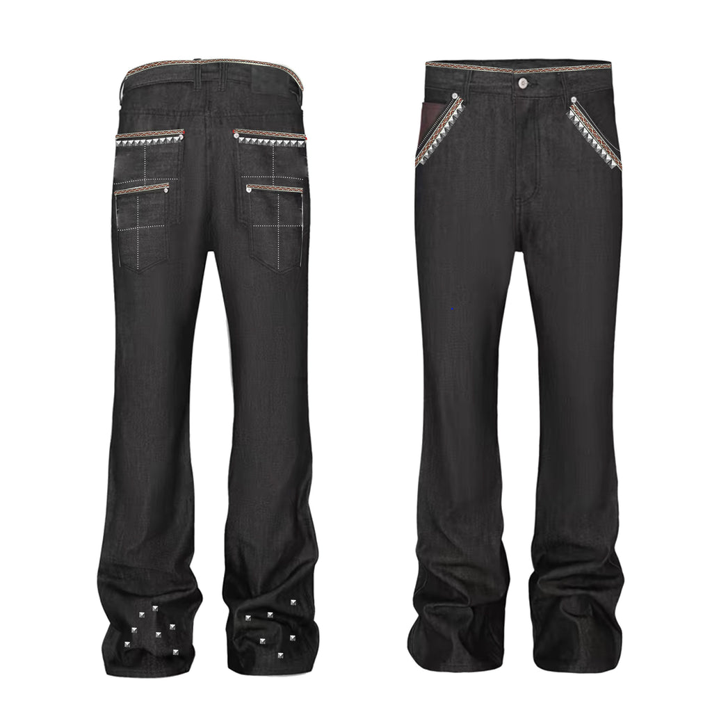 PAIKI_Metal_Beaded_Mid_Rise_Loose_Denim_Micro_Stretch_Unisex_Flare_Jeans_MISSTT