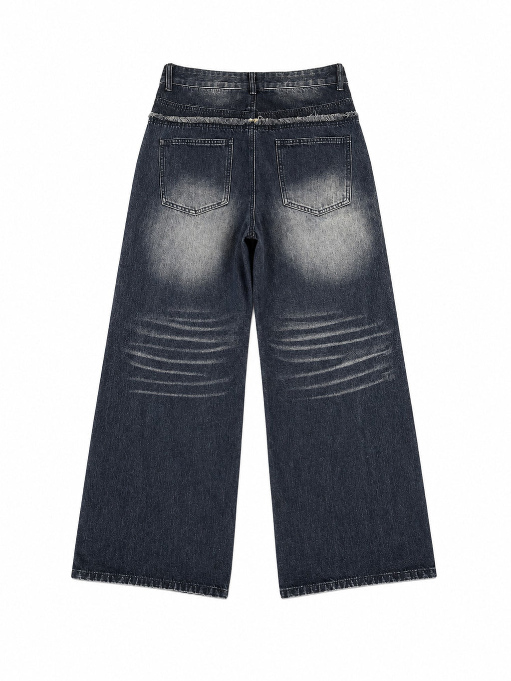 PAIKI Printed Washed Straight Fit Women's Cotton Ripped Jeans