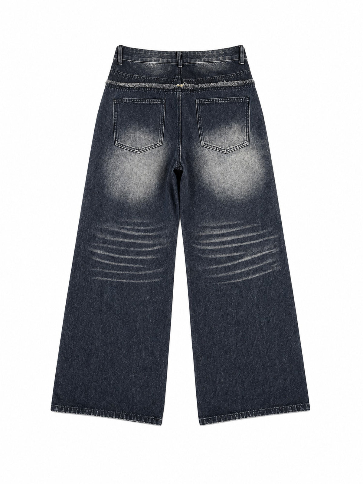 PAIKI Printed Washed Straight Fit Women's Cotton Ripped Jeans