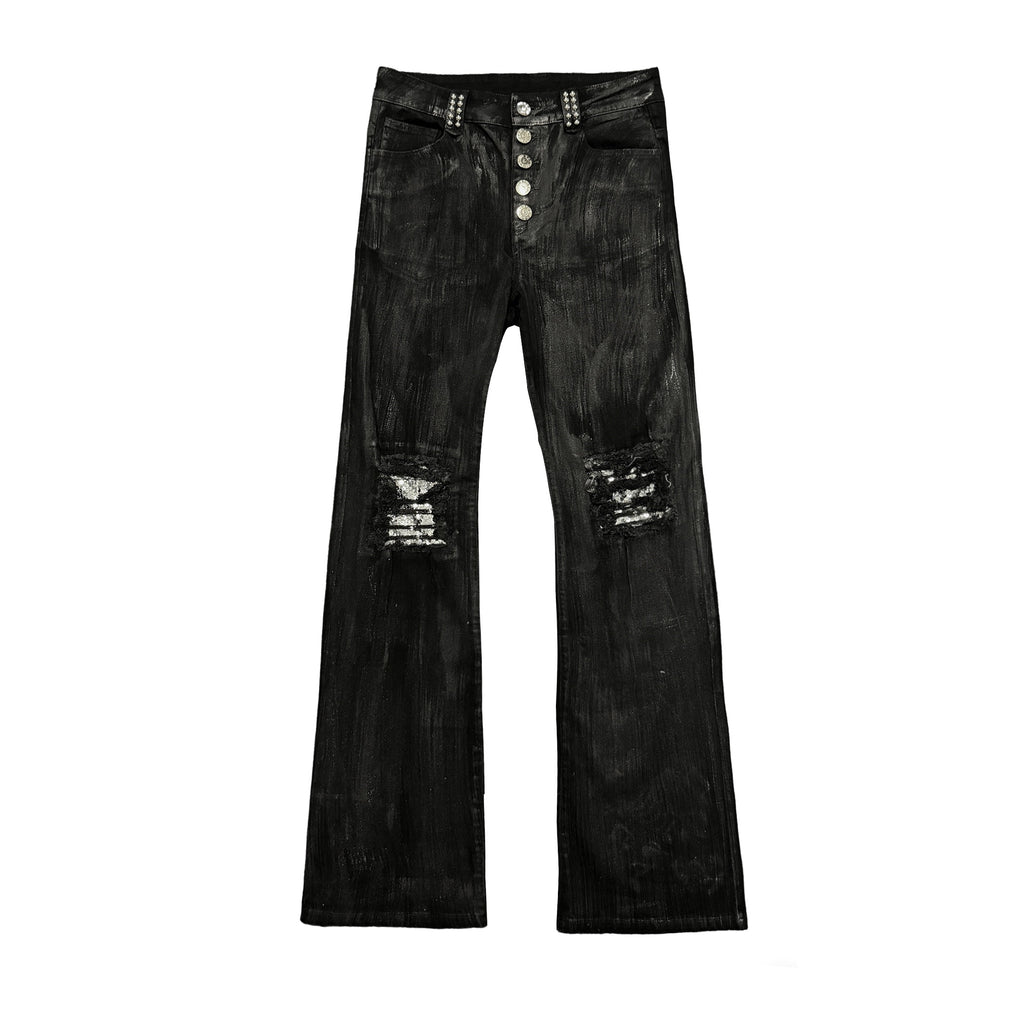 PAIKI_Sequin_Music_Note_Embroidered_Washed_Distressed_Low_Rise_Women's_Ripped_Jeans_1045730546882_MISSTT